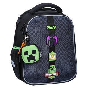 Рюкзак школьный каркасный Yes Minecraft Adventure H-100S
