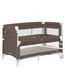 Манеж дитячий CARRELLO Porta CRL-18103 Chocolate Brown (Карелло Порта), дворівневе дно, 125х65х79 см