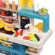 Дитяча ігрова кухня "Spray Kitchen" велика, звук, вода, світло, пара, 80 предметів, 93см, синя, 889-271