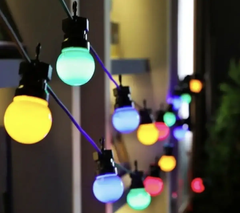 Уличная, садовая гирлянда светодиодная "Ретро-лампа" Retro 10Led, 5 метров, цветная 920628