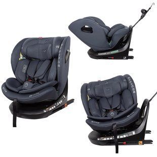 Автокресло CARRELLO Sirius 2.0, i-Size 40-150см ISOFIX, поворот, якорь, CRL-8809 Deepwater Grey