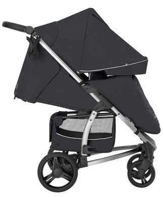 Коляска універсальна 2 в 1, візочок CARRELLO Vista CRL-6501/1 2in1 Serious Grey, темно-сіра, Карелло Віста