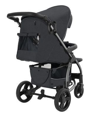 Коляска універсальна 2 в 1, візочок CARRELLO Vista CRL-6501/1 2in1 Serious Grey, темно-сіра, Карелло Віста