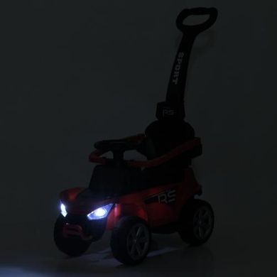 Каталка-толокар Джип с родительской ручкой, музыка-UCB, M 5764EL-6