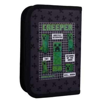 Пенал твердый одинарный с клапаном Yes Minecraft Team HP-03