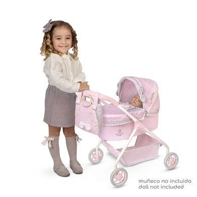 Коляска класична для ляльок DeCuevas Sophie, з сумкою, 50*35*60 см, 86075