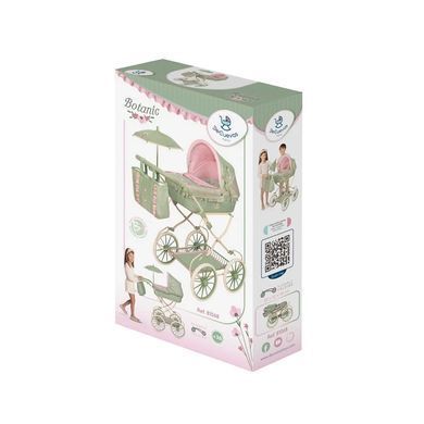 Коляска классическая для кукол DeCuevas Botanic, с сумкой и зонтиком, 81*42*80 см, 81068