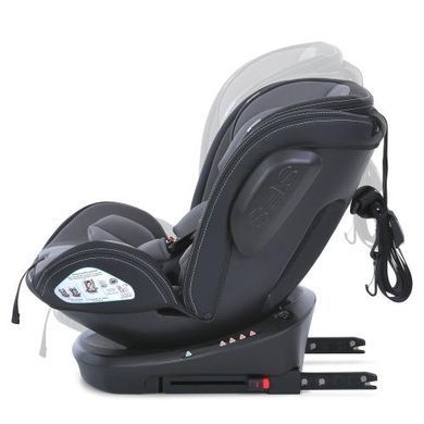 Автокрісло дитяче EL CAMINO, Evolution 360, 0-36 кг, сіре, ME 1045 Simply Gray