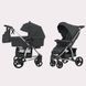 Коляска універсальна 2 в 1, візочок CARRELLO Vista CRL-6501/1 2in1 Serious Grey, темно-сіра, Карелло Віста