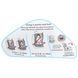 Автокрісло дитяче EL CAMINO, Evolution 360, 0-36 кг, сіре, ME 1045 Simply Gray