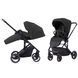 Коляска прогулочная CARRELLO Alfa CRL-5508 Midnight Black, черная Карелло Альфа