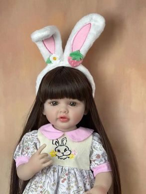 Кукла виниловая 55см, ручная работа, изысканная кукла для девочки, Reborn Baby Doll 35