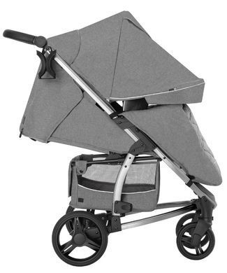Коляска універсальна 2 в 1, візочок CARRELLO Vista CRL-6501/1 2in1 Shark Grey, світло-сіра, Карелло Віста