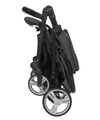 Коляска універсальна 2 в 1 для двійні, CARRELLO Connect CRL-5502/1 Rock Gray, світло-сіра, Карелло Коннект