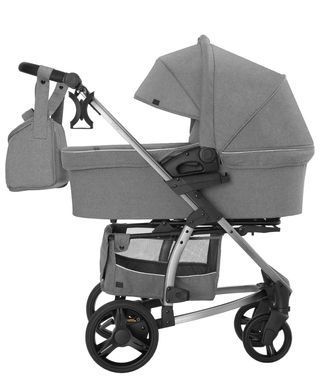 Коляска універсальна 2 в 1, візочок CARRELLO Vista CRL-6501/1 2in1 Shark Grey, світло-сіра, Карелло Віста