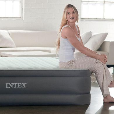 Кровать надувная со встроенным электрическим насосом, 203*152*46см, Intex 64906 ND