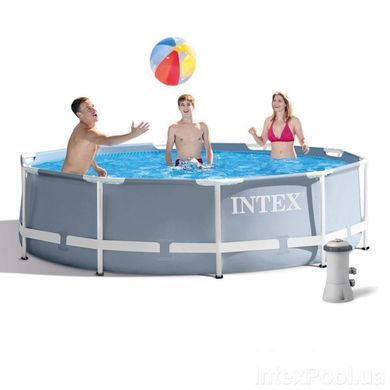 Каркасный бассейн, Intex 26702, фильтр-насос 1 250 л/ч, картридж типа Н, 305*76 см