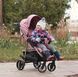 Коляска прогулянкова, візочок Carrello Echo CRL-8508 Charm Pink, рожева, Карелло Ечо, до 22 кг, UPF 50+