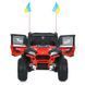 Електромобіль дитячий двомісний джип з м'яким сидінням M 6131EBLR-3(24V)