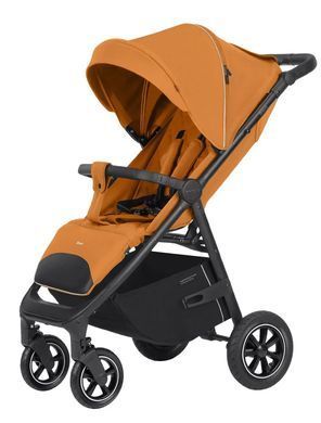Коляска прогулянкова Carrello Bravo NF 2024 CRL-5512 Amber Orange, помаранчева, візочок Карелло Браво, надувні колеса