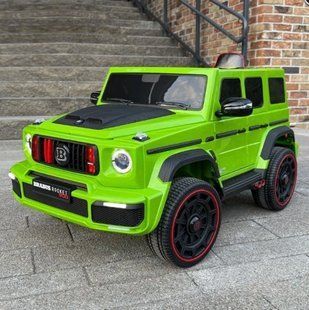 Електромобіль дитячий одномісний машина джип Mercedes Brabus з м'яким сидінням (M 6257EBLR-5)