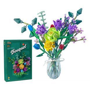 Конструктор "Букет цветов", 999 деталей, 655001