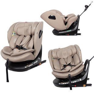Автокресло CARRELLO Sirius 2.0, i-Size 40-150см ISOFIX, поворот, якорь, CRL-8809 Sandstone Beige