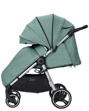 Коляска прогулянкова CARRELLO Pulse CRL-5507 Basil Green, зелена, візок Карелло Пульс