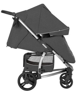 Коляска универсальная 2 в 1, CARRELLO Vista CRL-6501/1 2in1 Steel Grey, серая, Карелло Виста