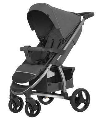 Коляска универсальная 2 в 1, CARRELLO Vista CRL-6501/1 2in1 Steel Grey, серая, Карелло Виста