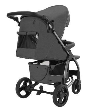 Коляска универсальная 2 в 1, CARRELLO Vista CRL-6501/1 2in1 Steel Grey, серая, Карелло Виста