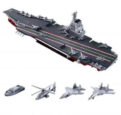 Конструктор для мальчика Sluban Model Bricks "Авианосец", 1312 детали M38-B1188