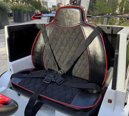 Електромобіль дитячий одномісний машина джип Mercedes Brabus з м'яким сидінням (M 6257EBLR-5)