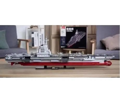 Конструктор для мальчика Sluban Model Bricks "Авианосец", 1312 детали M38-B1188
