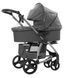 Коляска универсальная 2 в 1, CARRELLO Vista CRL-6501/1 2in1 Steel Grey, серая, Карелло Виста