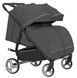 Коляска універсальна 2 в 1 для двійні, CARRELLO Connect CRL-5502/1 Serious Black, чорна, Карелло Коннект