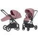 Коляска прогулочная CARRELLO Alfa CRL-5508 Rouge Pink, розовая Карелло Альфа