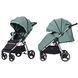 Коляска прогулянкова CARRELLO Pulse CRL-5507 Basil Green, зелена, візок Карелло Пульс