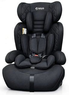 Автокрісло дитяче з бустером, група 1-2-3 (вага 9-36кг), Kaya Pulse PP-1240 Melange Black