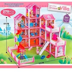 Кукольный домик "Вилла мечты" 270 элементов 589-22