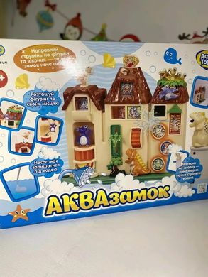 Водопад для купания Aqua Toys. ЗАМОК. Детская игрушка для воды для ванной, M 2234 U/R