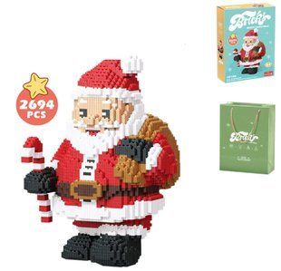 Конструктор новорічний bricks "Санта Клаус", 2694 дет, C0106