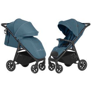 Коляска прогулянкова Carrello Bravo NF 2024 CRL-5512 Ice Blue, візочок Карелло Браво, надувні колеса
