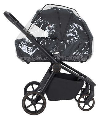 Коляска универсальная 2 в 1, CARRELLO Epica CRL-8510 (2in1) Space Black, черная, Карелло Эпика
