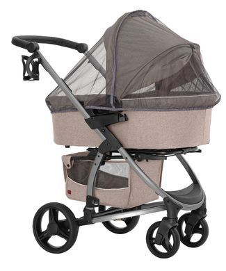 Коляска універсальна 2 в 1, візочок CARRELLO Vista CRL-6501/1 2in1 Stone Beige, бежева, Карелло Віста
