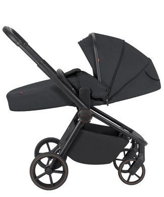 Коляска универсальная 2 в 1, CARRELLO Epica CRL-8510 (2in1) Space Black, черная, Карелло Эпика