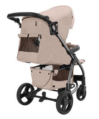 Коляска універсальна 2 в 1, візочок CARRELLO Vista CRL-6501/1 2in1 Stone Beige, бежева, Карелло Віста