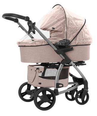 Коляска універсальна 2 в 1, візочок CARRELLO Vista CRL-6501/1 2in1 Stone Beige, бежева, Карелло Віста