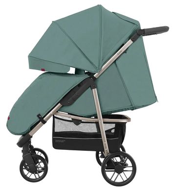 Коляска прогулочная Carrello Echo CRL-8508 Emerald Green,зеленая, Карелло Эчо, до 22 кг, UPF 50+