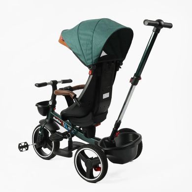 Велосипед трехколесный с родительской ручкой, легкий, поворотное сиденье, Best Trike Oscar 6390/14-154
